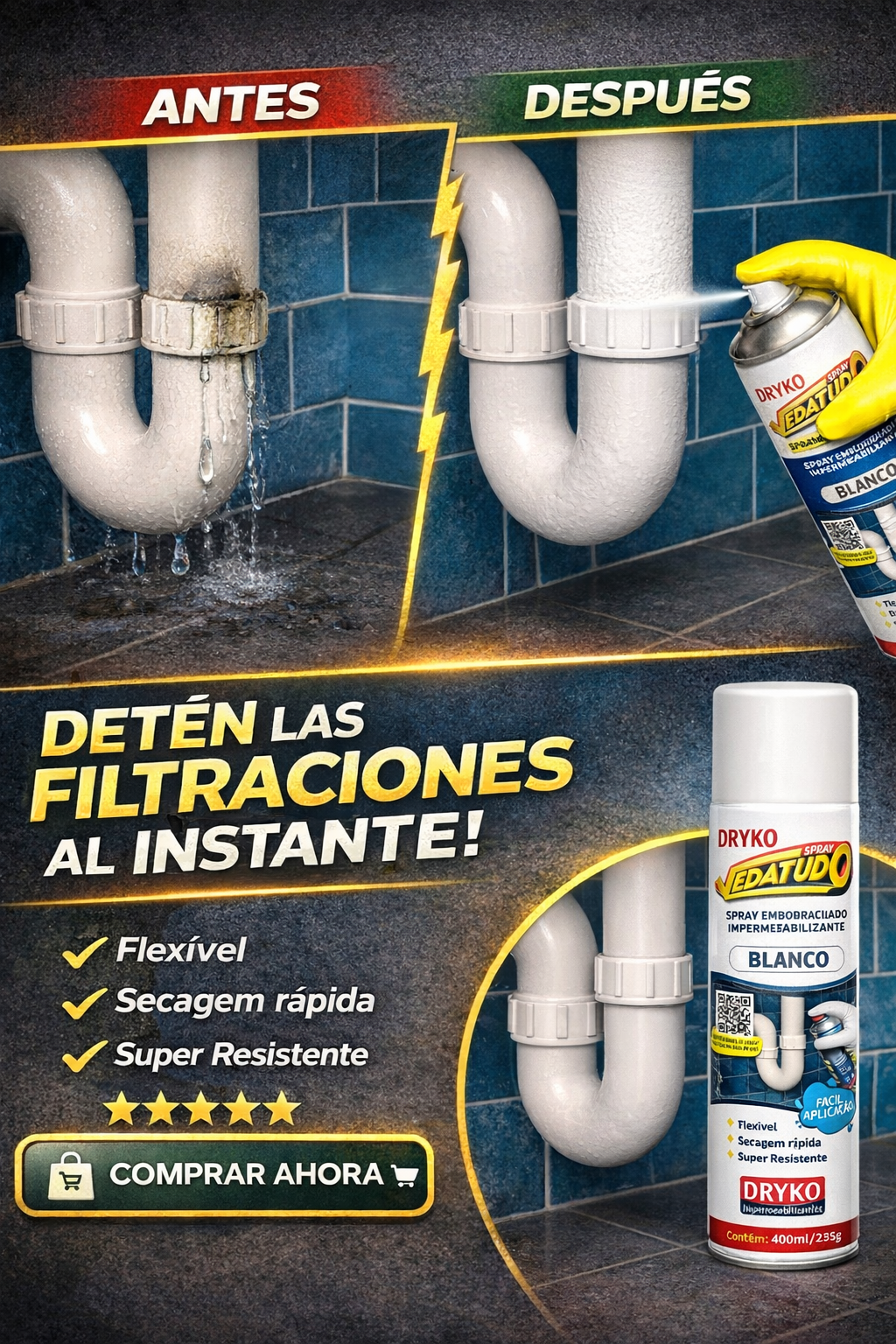 VEDATUDO SPRAY IMPERMEABLE!